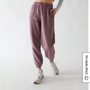 PACSUN HIGH WAISTED PLUM/LILIAC JOGGERS! size small and in great condition!